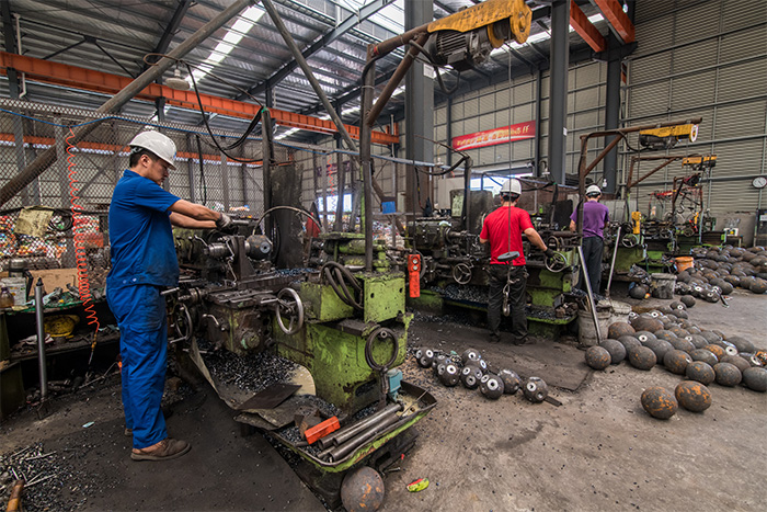 南充网架配件车间